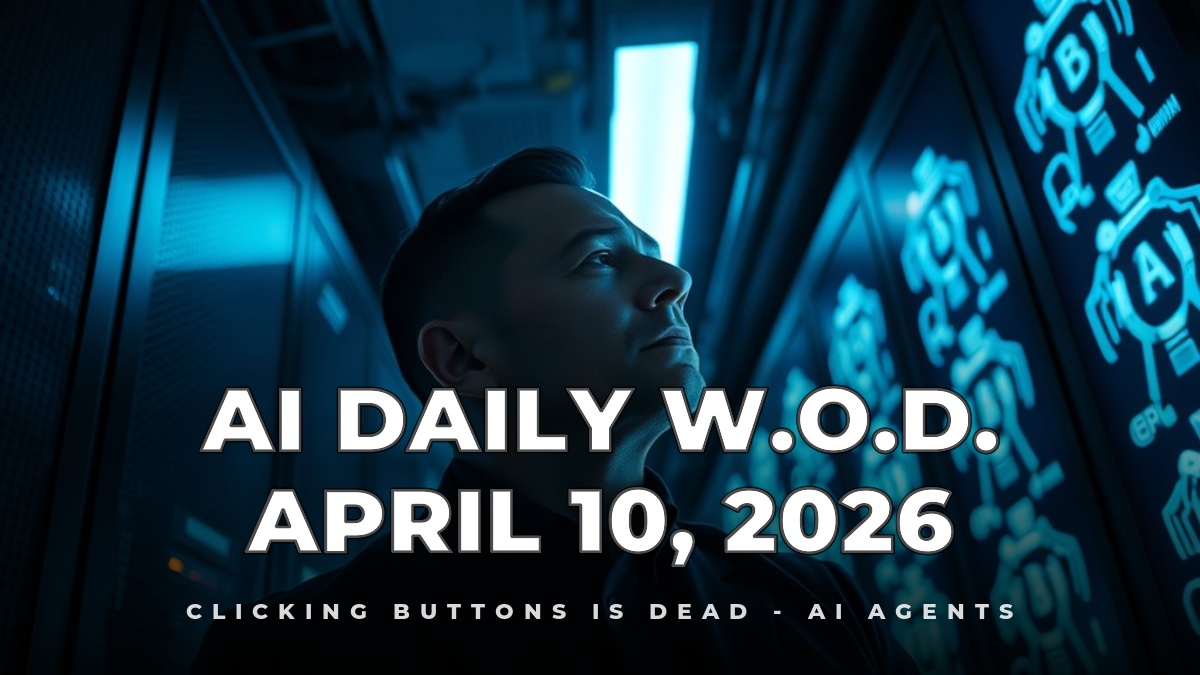 Clicking Buttons is Dead - AI Agents