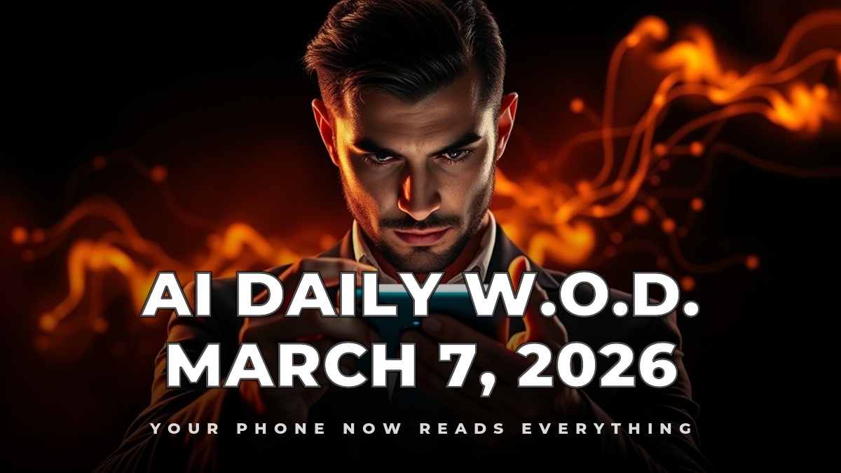 Your Phone Now Reads Everything